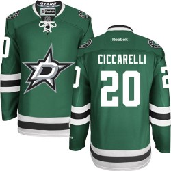 Adult Authentic Dallas Stars Dino Ciccarelli Green Home Official Reebok Jersey