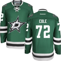 Adult Authentic Dallas Stars Erik Cole Green Home Official Reebok Jersey