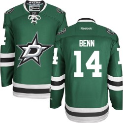 Adult Authentic Dallas Stars Jamie Benn Green Home Official Reebok Jersey