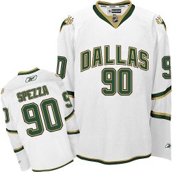 Adult Authentic Dallas Stars Jason Spezza White Third Official Reebok Jersey