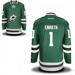 Adult Premier Dallas Stars Jhonas Enroth Green Home Official Reebok Jersey