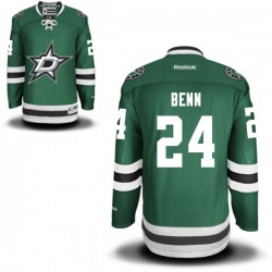 Adult Authentic Dallas Stars Jordie Benn Green Home Official Reebok Jersey