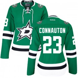 Women's Authentic Dallas Stars Kevin Connauton Green Home Official Reebok Jersey