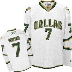 Adult Authentic Dallas Stars Neal Broten White Third Official Reebok Jersey