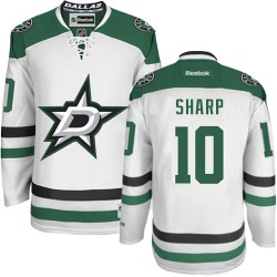 Adult Authentic Dallas Stars Patrick Sharp White Away Official Reebok Jersey