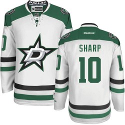Adult Premier Dallas Stars Patrick Sharp White Away Official Reebok Jersey