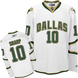 Adult Authentic Dallas Stars Patrick Sharp White Third Official Reebok Jersey