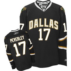 Adult Authentic Dallas Stars Rich Peverley Black Official Reebok Jersey