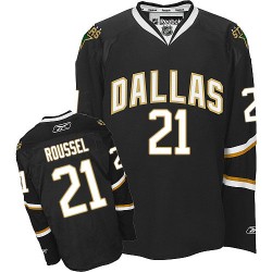 Adult Authentic Dallas Stars Antoine Roussel Black Official Reebok Jersey