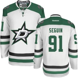 Adult Authentic Dallas Stars Tyler Seguin White Away Official Reebok Jersey