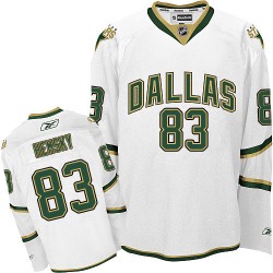 Adult Authentic Dallas Stars Ales Hemsky White Third Official Reebok Jersey