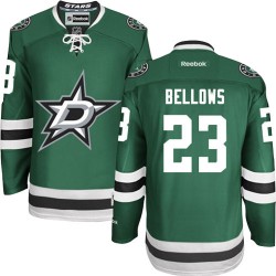 Adult Authentic Dallas Stars Brian Bellows Green Home Official Reebok Jersey