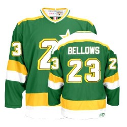 Adult Premier Dallas Stars Brian Bellows Green Throwback Official CCM Jersey
