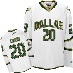 Adult Authentic Dallas Stars Cody Eakin White Third Official Reebok Jersey