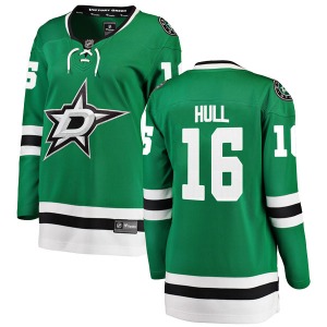 Women's Breakaway Dallas Stars Brett Hull Green Home Official Fanatics Branded Jersey