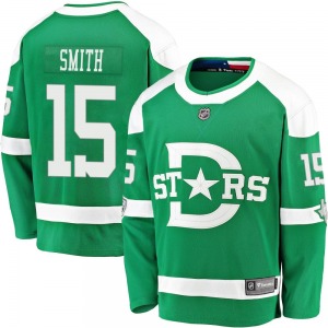 Adult Breakaway Dallas Stars Bobby Smith Green 2020 Winter Classic Player Official Fanatics Branded Jersey