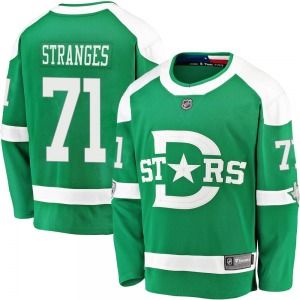 Adult Breakaway Dallas Stars Antonio Stranges Green 2020 Winter Classic Player Official Fanatics Branded Jersey