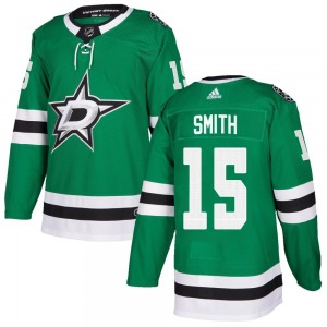 Youth Authentic Dallas Stars Craig Smith Green Home Official Adidas Jersey