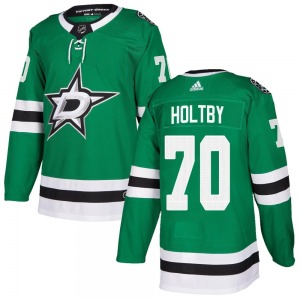 Youth Authentic Dallas Stars Braden Holtby Green Home Official Adidas Jersey
