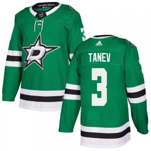 Youth Authentic Dallas Stars Chris Tanev Green Home Official Adidas Jersey