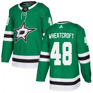 Youth Authentic Dallas Stars Chase Wheatcroft Green Home Official Adidas Jersey