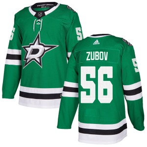 Youth Authentic Dallas Stars Sergei Zubov Green Home Official Adidas Jersey