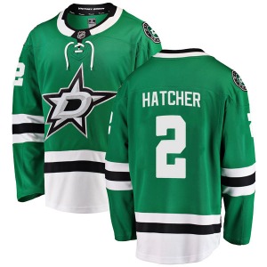 Adult Breakaway Dallas Stars Derian Hatcher Green Home Official Fanatics Branded Jersey