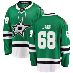 Adult Breakaway Dallas Stars Jaromir Jagr Green Home Official Fanatics Branded Jersey