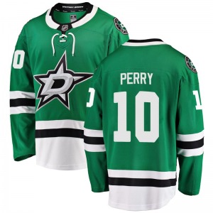 Adult Breakaway Dallas Stars Corey Perry Green Home Official Fanatics Branded Jersey