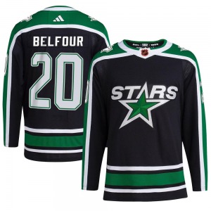 Youth Authentic Dallas Stars Ed Belfour Black Reverse Retro 2.0 Official Adidas Jersey