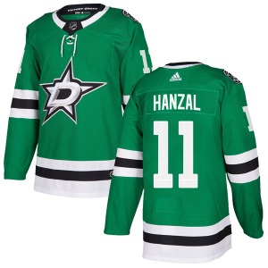 Adult Authentic Dallas Stars Martin Hanzal Green Home Official Adidas Jersey