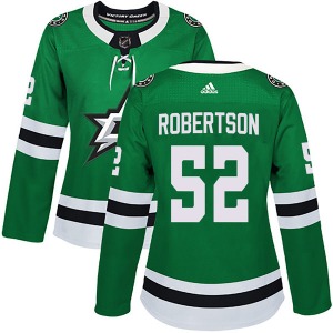 Women's Authentic Dallas Stars Jason Robertson Green Home Official Adidas Jersey