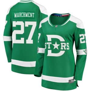 Women's Breakaway Dallas Stars Mason Marchment Green 2020 Winter Classic Player Official Fanatics Branded Jersey