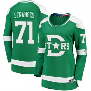 Women's Breakaway Dallas Stars Antonio Stranges Green 2020 Winter Classic Player Official Fanatics Branded Jersey