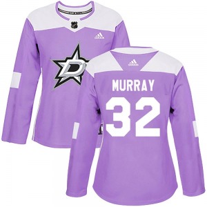 Women's Authentic Dallas Stars Matt Murray Purple Fights Cancer Practice Official Adidas Jersey