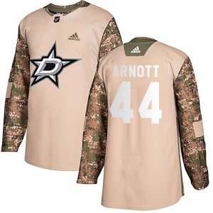 Youth Authentic Dallas Stars Jason Arnott Camo Veterans Day Practice Official Adidas Jersey