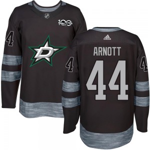Youth Authentic Dallas Stars Jason Arnott Black 1917-2017 100th Anniversary Official Jersey