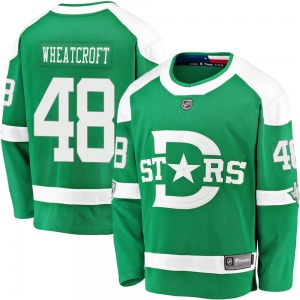 Youth Breakaway Dallas Stars Chase Wheatcroft Green 2020 Winter Classic Player Official Fanatics Branded Jersey