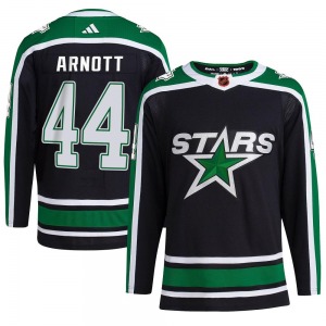 Adult Authentic Dallas Stars Jason Arnott Black Reverse Retro 2.0 Official Adidas Jersey