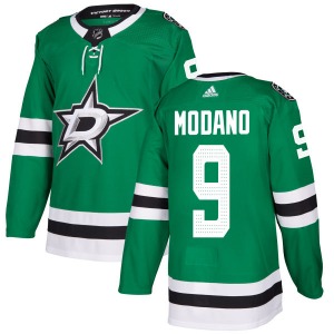 Adult Authentic Dallas Stars Mike Modano Green Kelly Official Adidas Jersey