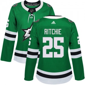 Women's Authentic Dallas Stars Brett Ritchie Green Home Official Adidas Jersey