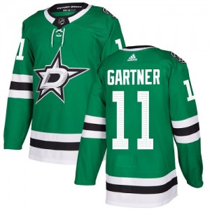 Youth Authentic Dallas Stars Mike Gartner Green Home Official Adidas Jersey