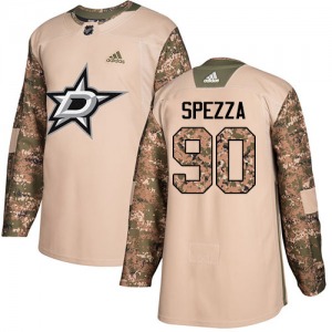 Adult Authentic Dallas Stars Jason Spezza Camo Veterans Day Practice Official Adidas Jersey