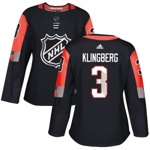 Women's Authentic Dallas Stars John Klingberg Black 2018 All-Star Central Division Official Adidas Jersey