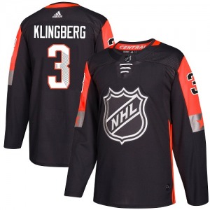 Youth Authentic Dallas Stars John Klingberg Black 2018 All-Star Central Division Official Adidas Jersey