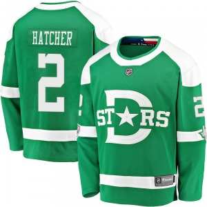 Adult Breakaway Dallas Stars Derian Hatcher Green 2020 Winter Classic Official Fanatics Branded Jersey