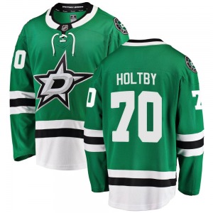 Adult Breakaway Dallas Stars Braden Holtby Green Home Official Fanatics Branded Jersey