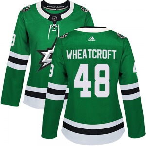 Women's Authentic Dallas Stars Chase Wheatcroft Green Home Official Adidas Jersey