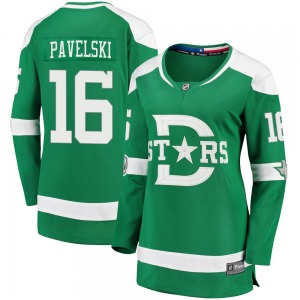 Women's Breakaway Dallas Stars Joe Pavelski Green 2020 Winter Classic Official Fanatics Branded Jersey